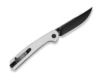 Skelfin White G10 Black Blade