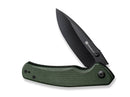 SENCUT Slashkin Micarta Green Black Blade