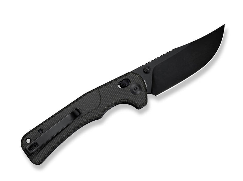 SENCUT Slybolt Dark Green Micarta Black Blade