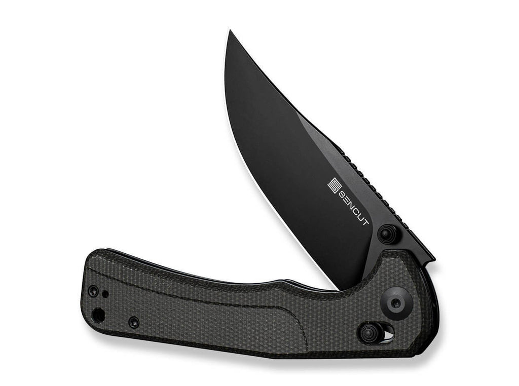 Slybolt Dark Green Micarta Black Blade