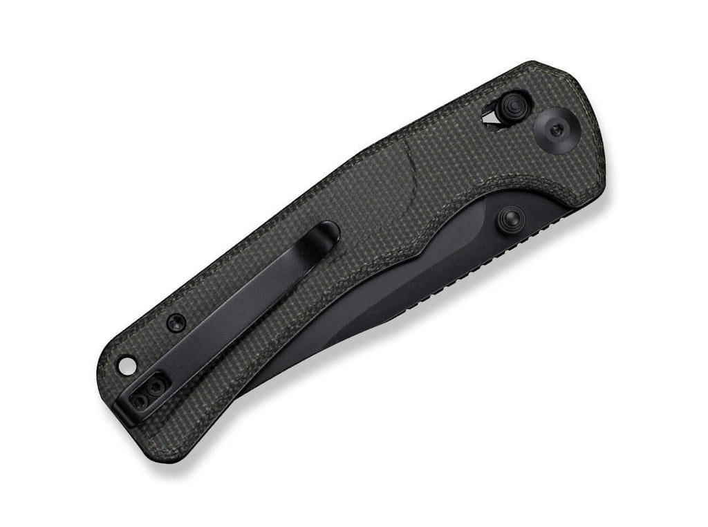 Slybolt Dark Green Micarta Black Blade