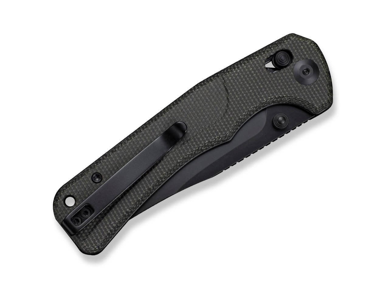 Slybolt Dark Green Micarta Black Blade