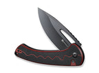 Squiggy Burgundy & Black G10