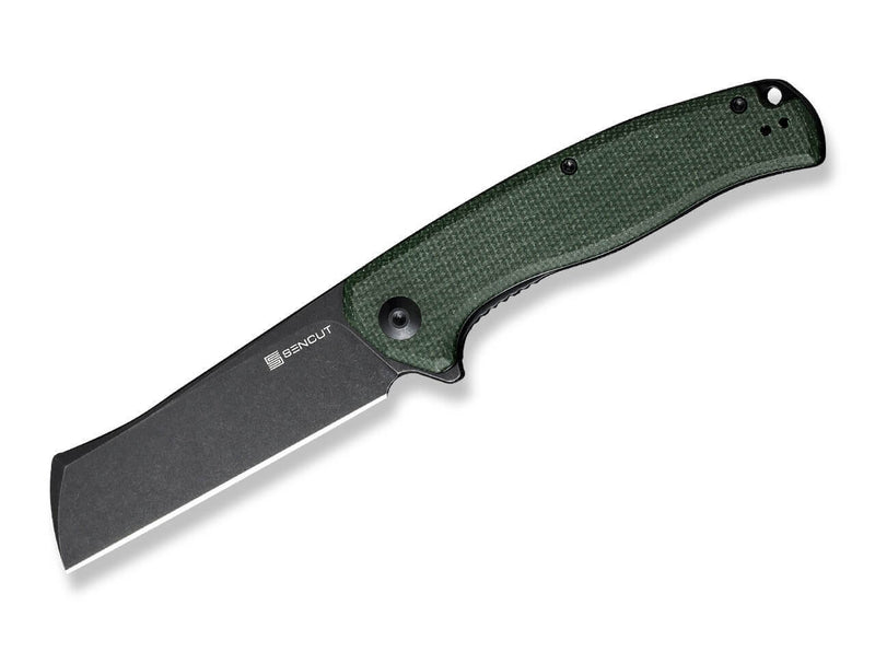 SENCUT Traxler Micarta Green Black Blade