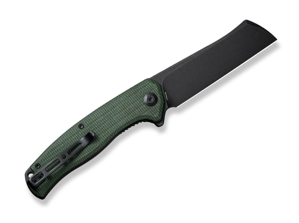 Traxler Micarta Green Black Blade
