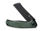 Traxler Micarta Green Black Blade