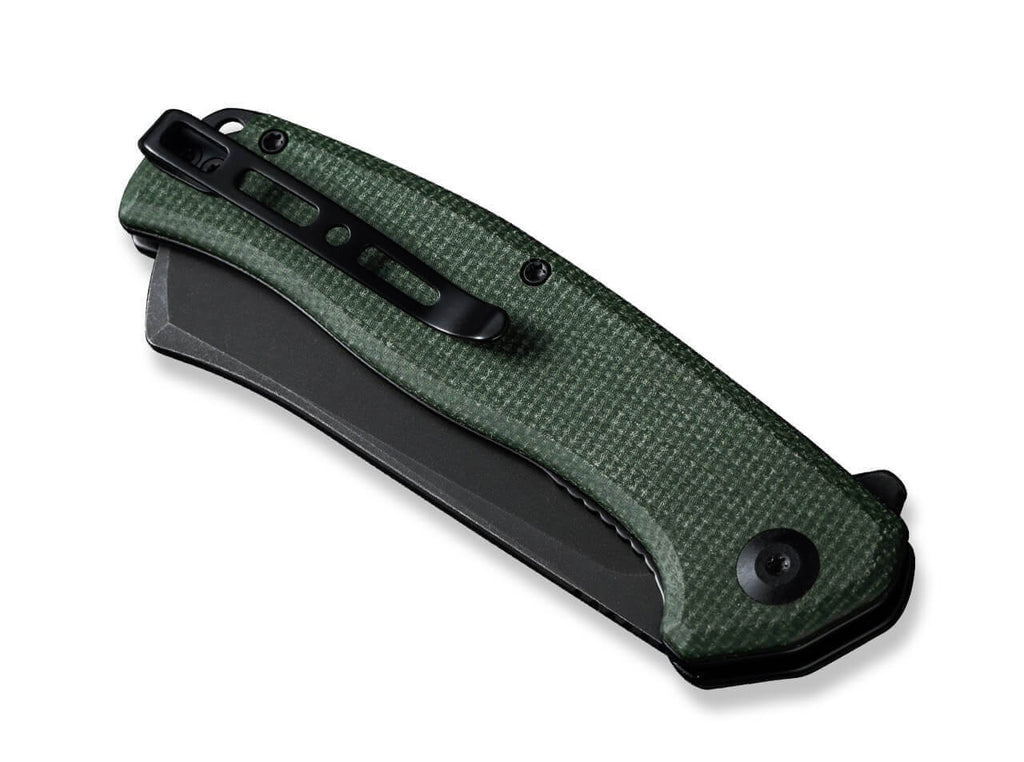 Traxler Micarta Green Black Blade