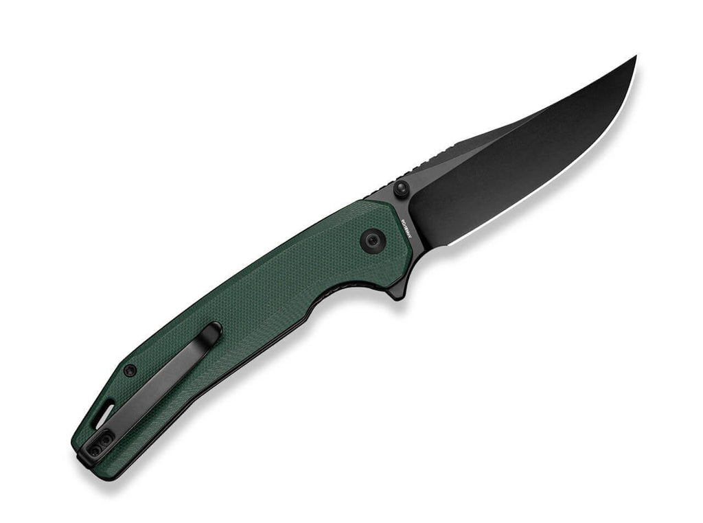 Vornix Green G10 Black Blade