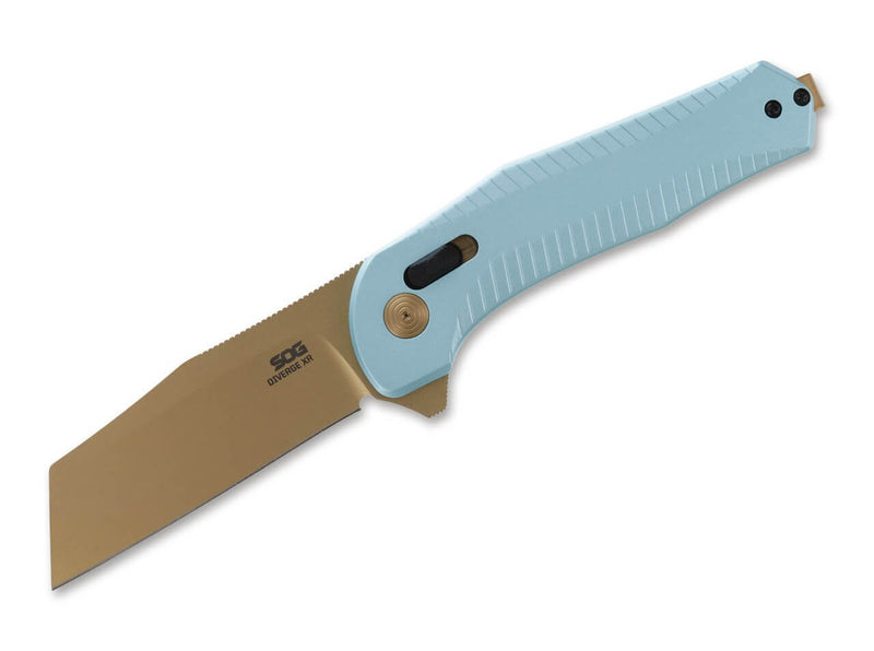 SOG Diverge XR Sheepsfoot Light Blue & Gold
