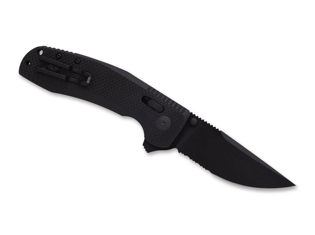 SOG-TAC XR Blackout Serrated