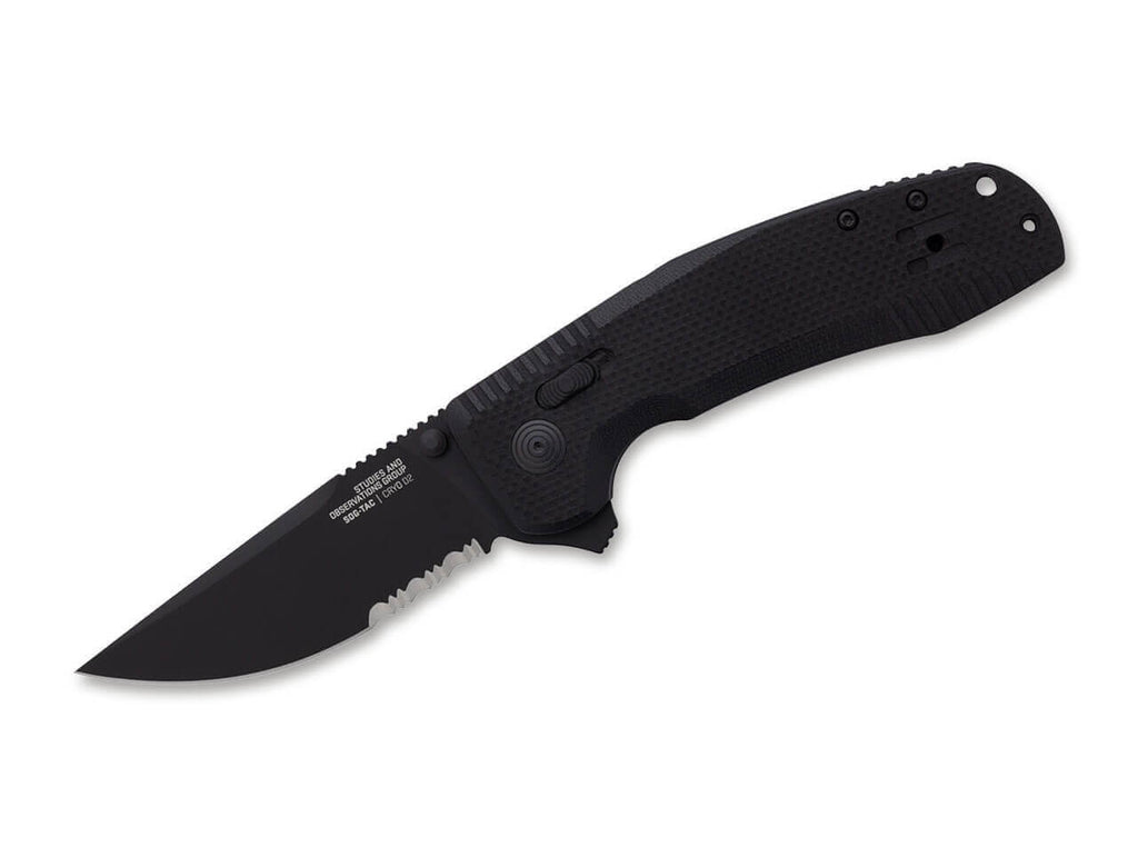 SOG-TAC XR Blackout Serrated