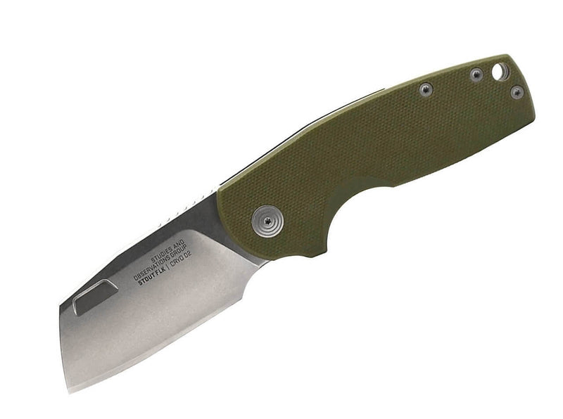 SOG Stout FLK Cleaver OD Green Stonewash