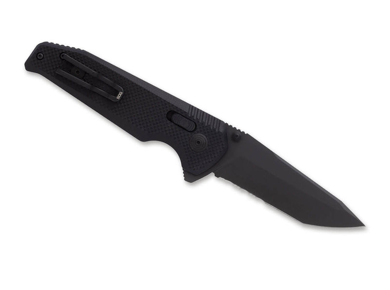 SOG Vision XR Black Serrated