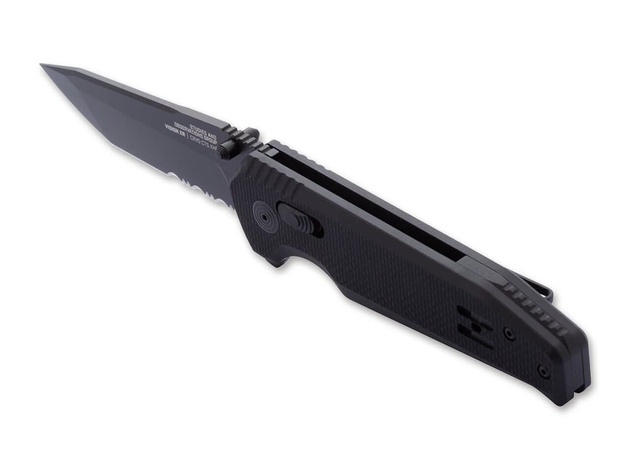 Vision XR Black Serrated