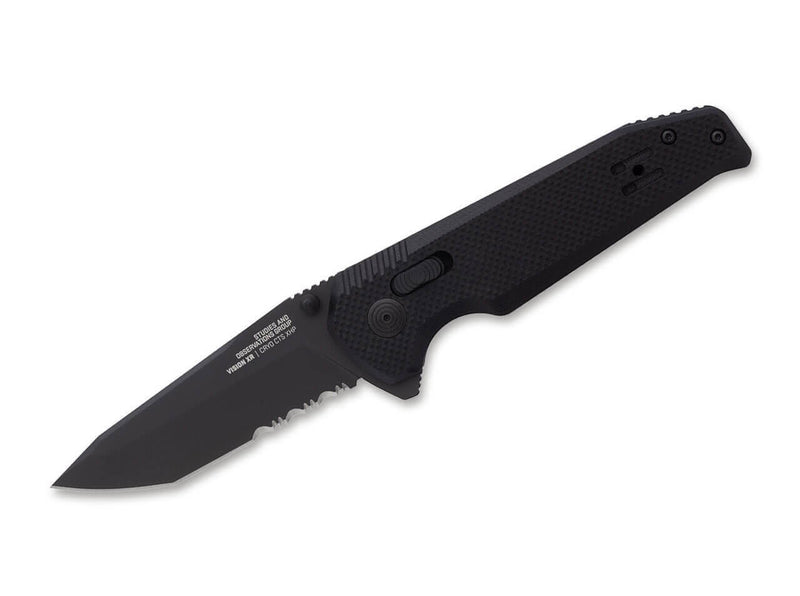 SOG Vision XR Black Serrated
