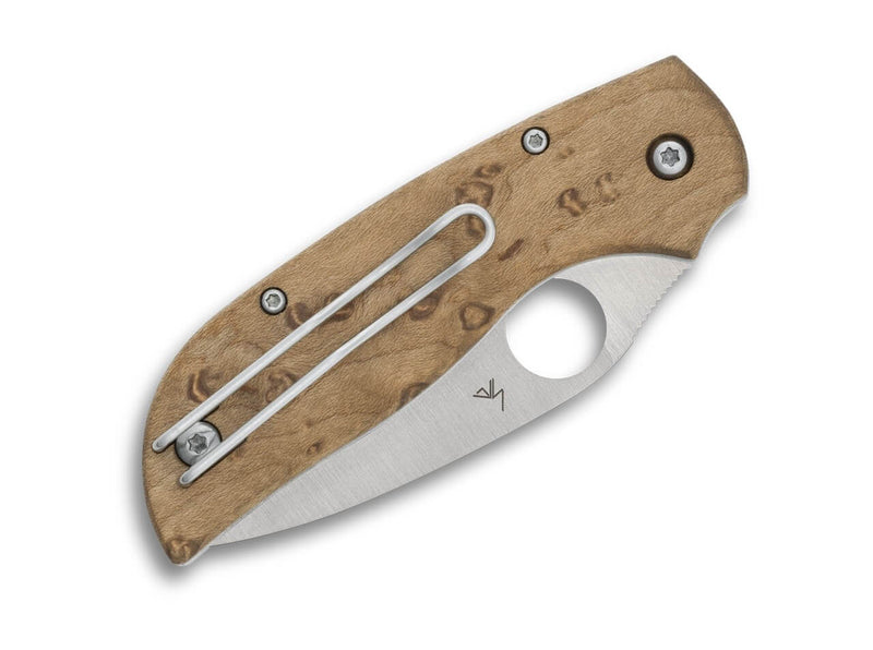 Spyderco Chaparral SLIPIT Birdseye Maple PlainEdge