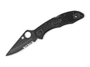 Spyderco Delica 4 Lightweight All Black