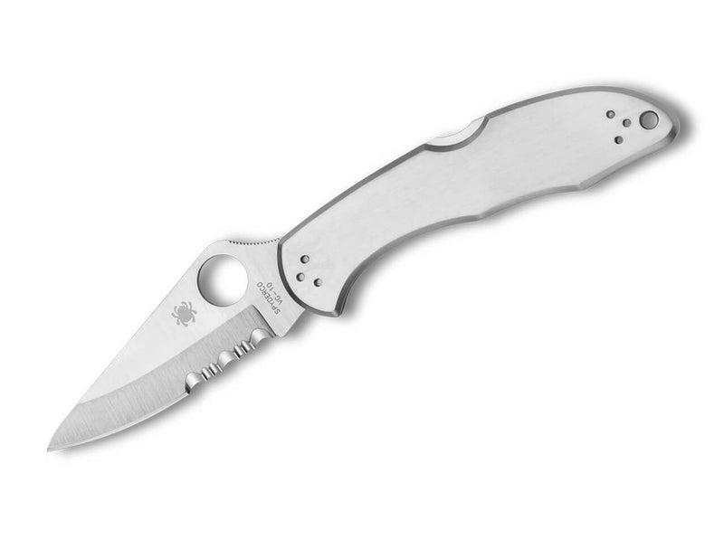 Spyderco Delica 4 Stainless Steel Combination
