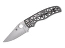 Spyderco Edgerati Gray Aluminum PlainEdge