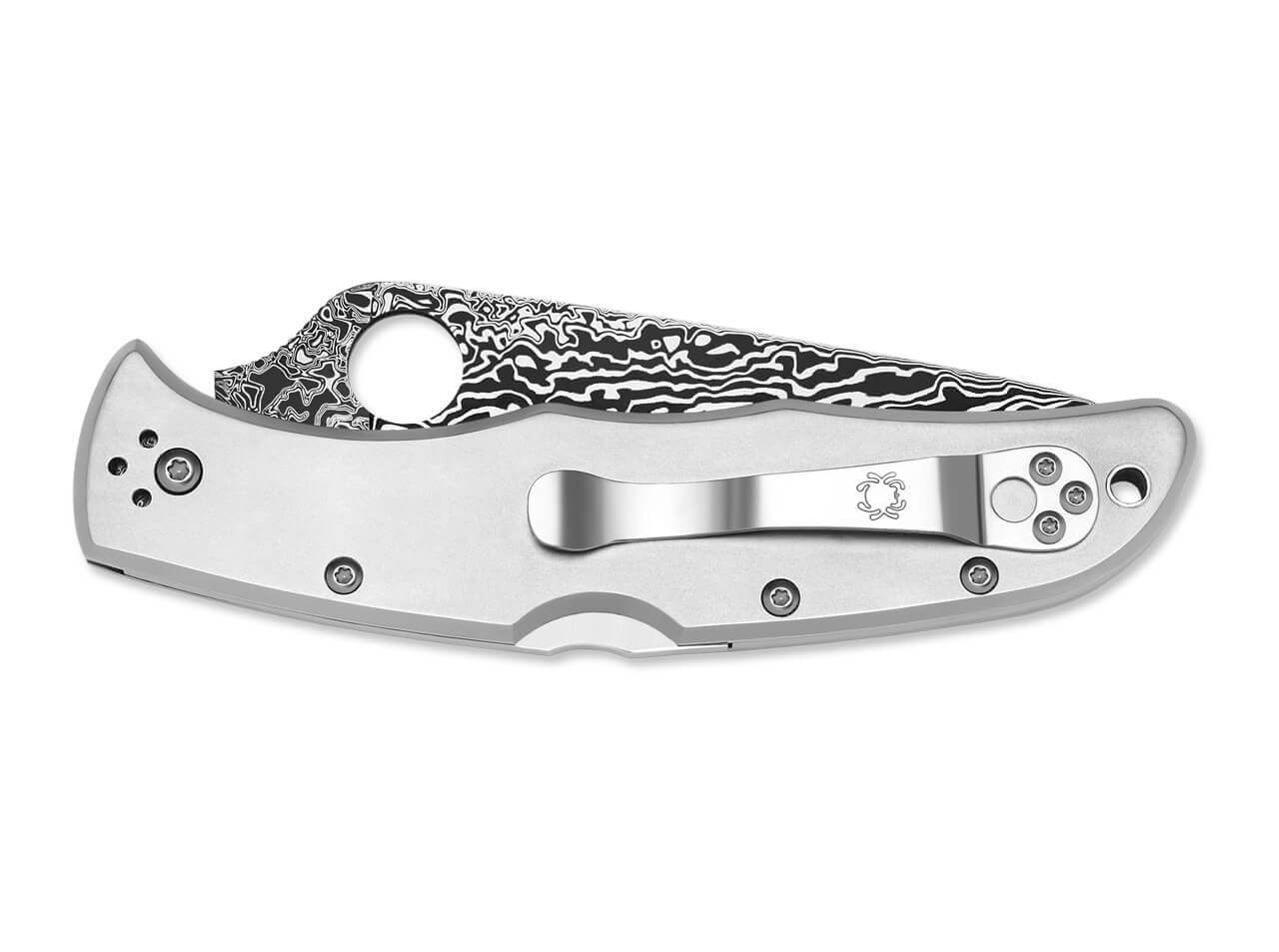 Spyderco Endura 4 Titanium Damascus