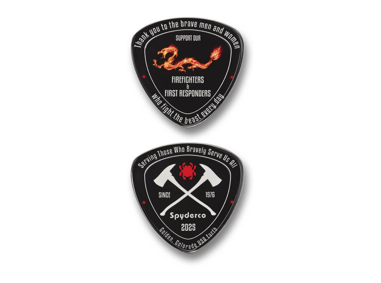 Spyderco Fire Dragon Coin 2025