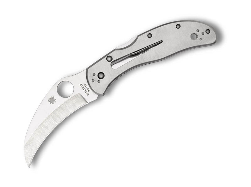 Spyderco Harpy Clipit Stainless PlainEdge