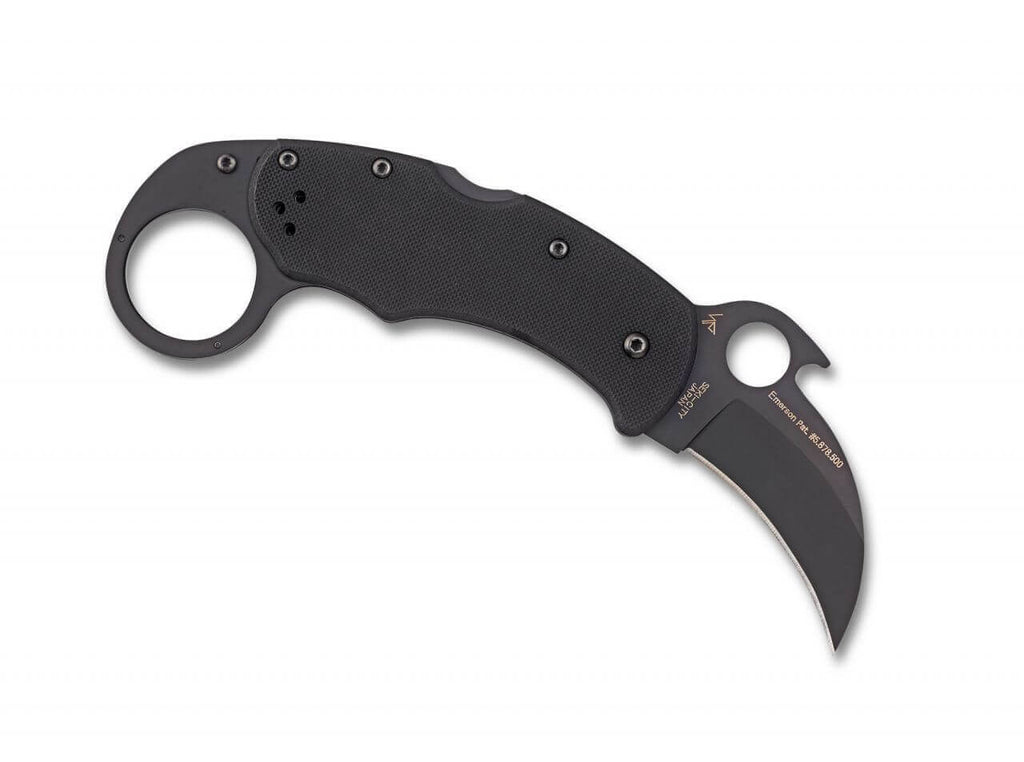 Karahawk Black G10 Black Blade