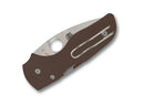 Spyderco Lil' Native Brown G10 CPM 15V Sprint Run