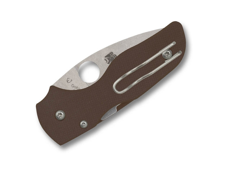 Spyderco Lil' Native Brown G10 CPM 15V Sprint Run