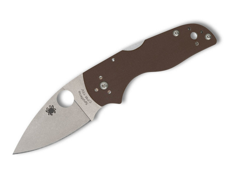 Spyderco Lil' Native Mid Back Lock Brown G10 CPM 15V Sprint Run