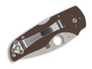 Spyderco Lil' Native Mid Back Lock Brown G10 CPM 15V Sprint Run