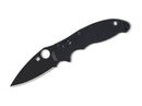 Spyderco Manix 2 Salt Black G10 Magnacut Black Blade PlainEdge