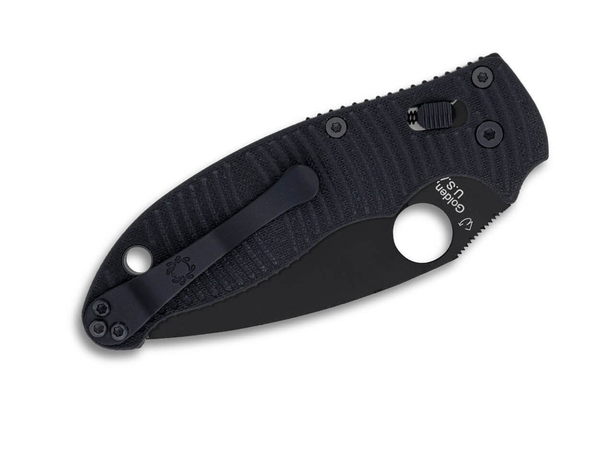 Manix 2 Salt Black G10 Magnacut Black Blade PlainEdge