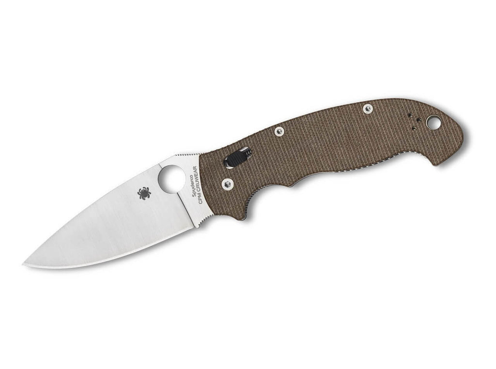 Manix 2 XL Brown Canvas Micarta CPM Cru-Wear PlainEdge