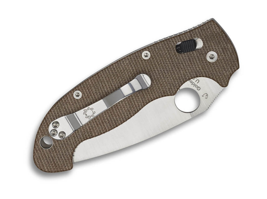 Manix 2 XL Brown Canvas Micarta CPM Cru-Wear PlainEdge