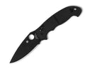 Spyderco Manix 2XL Salt Black G10 CPM MagnaCut Black Blade PlainEdge