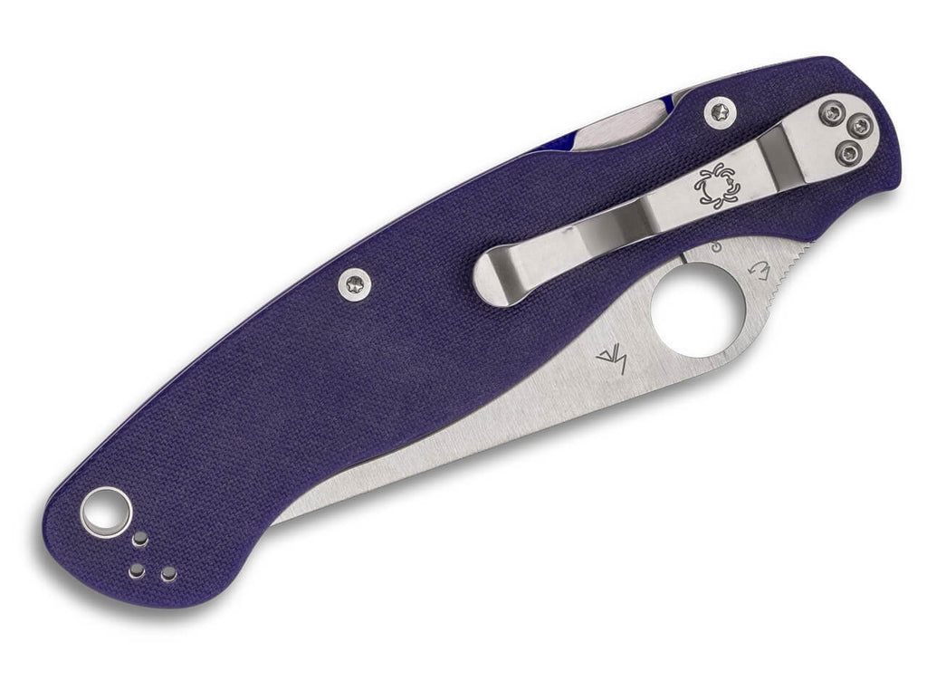 Military 2 CPM S110V G10 Blue PlainEdge