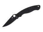 Military 2 Salt Black G10 Magnacut Black Blade PlainEdge