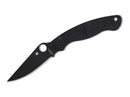 Spyderco Military 2 Salt Black G10 Magnacut Black Blade PlainEdge