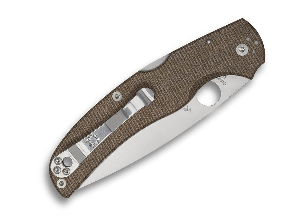 Native Chief Brown Canvas Micarta CPM CRU-WEAR