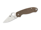 Para 3 Brown Canvas Micarta CPM Cru-Wear PlainEdge