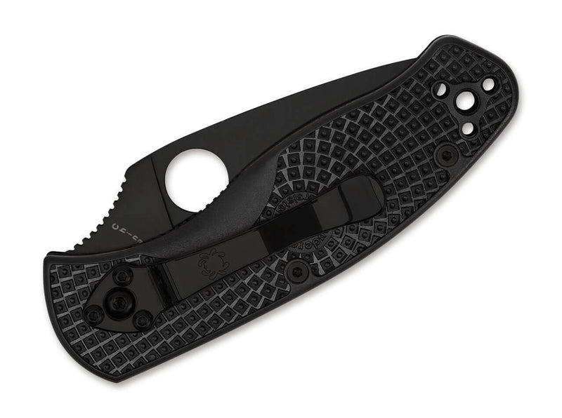 Spyderco Persistence Lightweight All Black PlainEdge