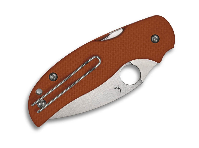 Spyderco Sage 5 CPM REX 121 G10 Burnt Orange PlainEdge