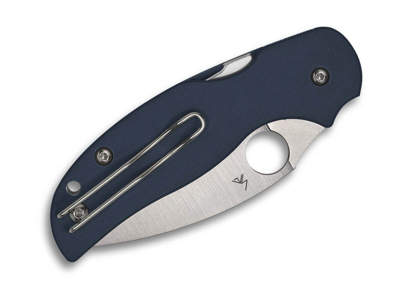 Spyderco Sage 5 CPM SPY27 G10 Blue PlainEdge