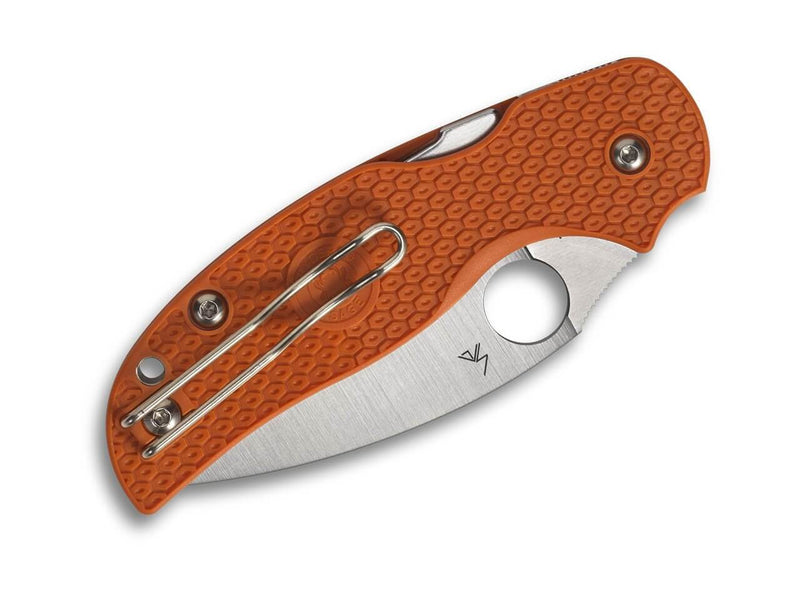 Spyderco Sage 5 Lightweight CPM REX 121 FRN Burnt Orange PlainEdge