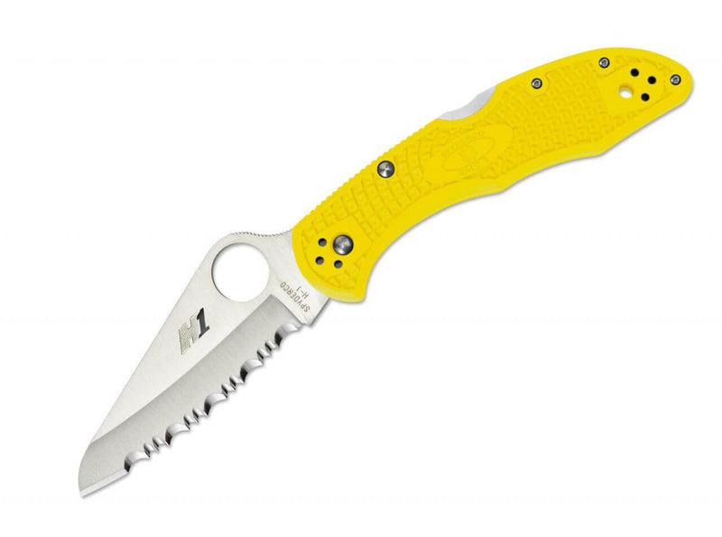 Spyderco Salt 2 Yellow Serrated