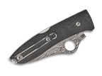 SpyOpera Carbon Fiber Damasteel Sprint Run PlainEdge