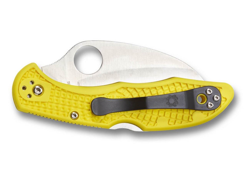 Spyderco Tasman Salt 2 Lightweight Yellow H1 Plain