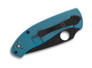 Spyderco Tenacious R.I.L. Blue Titanium Black Blade PlainEdge