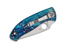 Spyderco Tenacious Titanium R.I.L. Disarray Finish D2 PlainEdge